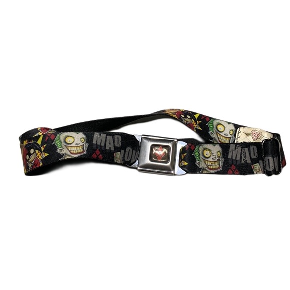 Buckle Down Harley Quinn Joker Suicide Squad Mad Love Belt - Picture 1 of 5